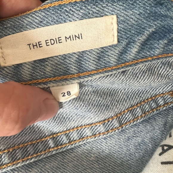 Denim Forum - the Edie Miniskirt from Aritzia - Picture 3 of 5